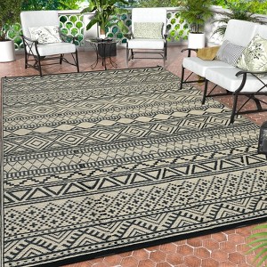 Waterproof Rugs  Reversible Outdoor Rug for Patio, RV and Camping - Lightweight Non-Slip All-Weather Carpet - Indoor/Outdoor Mat - 1 of 4