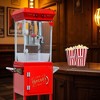 FONTOI 6/8/10/12/16/20 OZ Popcorn Machine with Cart Stainless Steel Kettle Heated Warming Deck and Old Maids Drawer for Easy Cleanup - 2 of 4