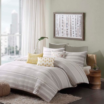 3pc King Lakeside Comforter Mini Set Gray