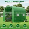 8.2x6.6x6.6 ft Premium Greenhouse for Outdoors,Upgraded Portable Walk-in Heavy Duty Frame Large Garden Plant Hot Outside Hoop House - 3 of 4