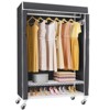 VIPEK R1C Rolling Clothes Rack with Cover Portable Closet, White Closet Rack with Cover - 2 of 4