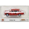 1974 Checker Cab Red and White "Kalamazoo" 1/87 (HO) Scale Model Car by Brekina - 3 of 3