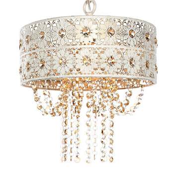 12.5" Jeweled Blossoms Hanging Ceiling Light - River of Goods