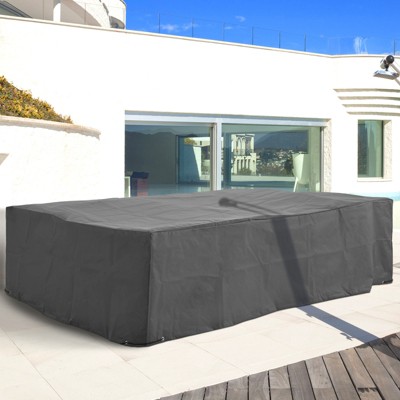 Outsunny 97" x 65" x 26" Weatherproof Outdoor Sectional Patio Furniture Cover with Ultimate Weather Protection
