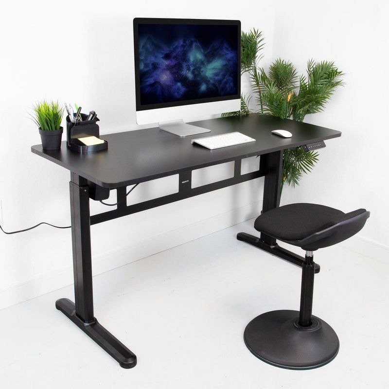 Mount-It! Electric Standing Desk With Tabletop | 55.1" x 23.6" | Motorized Sit Stand Desk With Memory Control Panel, Height Adjustable Powered Desks, 2 of 10