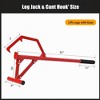 Garvee Cant Hook with Rubber Grip, Steel Cant Hook for Logs with Adjustable Hook, Logging Tool for Sawyers, Loggers - 3 of 4