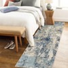 Indoor Soft Modern Abstract Area Rugs Machine Washable Low Pile Non Slip Foldable Carpet for Living Room Bedroom Easy Care Room Decor - 2 of 4