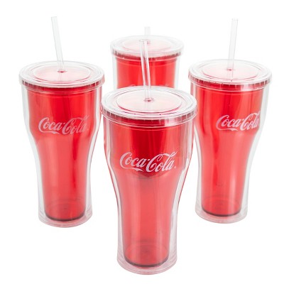 Coca-Cola Classic 20 Ounce Tumbler in Red and White