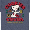 Men's - Peanuts - Snoopy Winter Fun Short Sleeve Graphic T-Shirt - 2 of 4