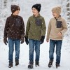 Canada Weather Gear Boys 3-Pack Beanie - Winter Knit Rib Cuff Beanie Hats – Warm Kids Beanies for Cold Weather - 2 of 4