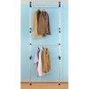 vidaXL Telescopic Wardrobe System with Rods Aluminum - image 4 of 4