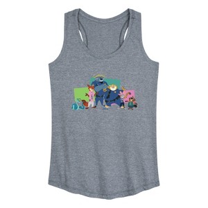 Women's - Zootopia 2 - Nick, Judy, And Friends Graphic Racerback Tank - 1 of 4