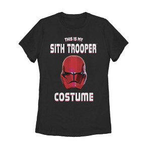 Women's Star Wars: The Rise of Skywalker Halloween Sith Trooper Costume T-Shirt - 1 of 3