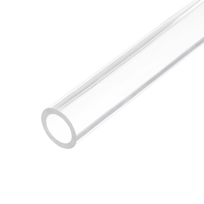 Unique Bargains Lamp and Lantern Water Cooling System Acrylic Rigid Round Pipe Clear 10"
