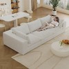 VASIP 39" Soft Corduroy Cloud Sofa,DIY Combination with Deep Seat, Double-layer, Removable Cushion for Living room,Apartment,No Assembly,White - 4 of 4