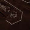 Vintage Suede Embroidered Suspenders Trousers - Detachable Straps (S-3XL) Perfect for Cosplay & Themed Parties" - 4 of 4