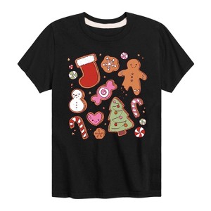 Boys' - Instant Message - Kawaii Christmas Treats Short Sleeve Graphic T-Shirt - 1 of 4