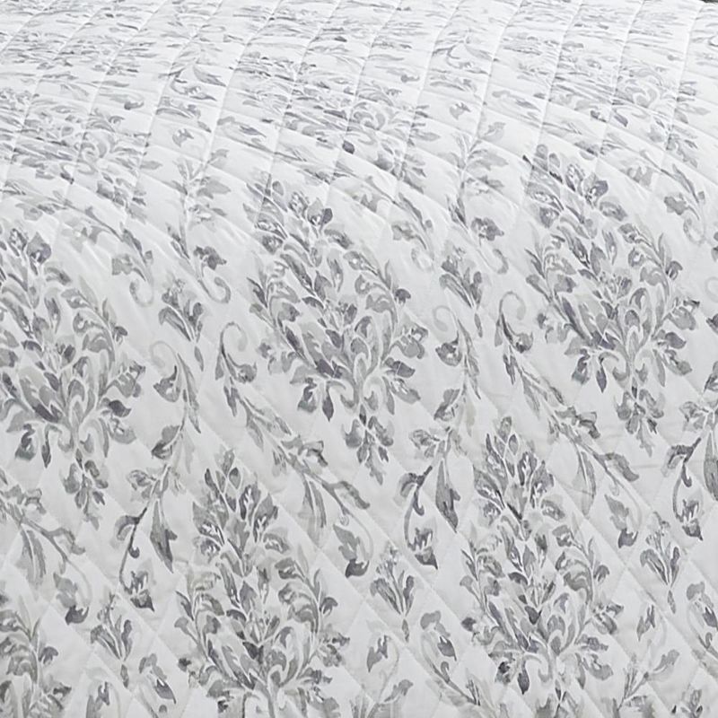 RT Designers Collection Melrose Skyler 3-Pieces Elegant Stitched Quilt Set OB Multicolor, 4 of 5
