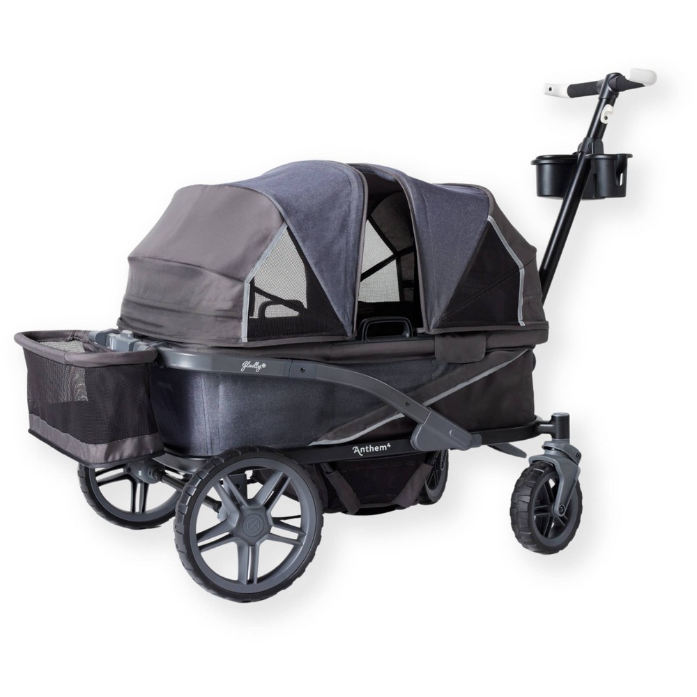 Photos - Pushchair Gladly Family Anthem4 Wagon Stroller - Special Edition Graphite