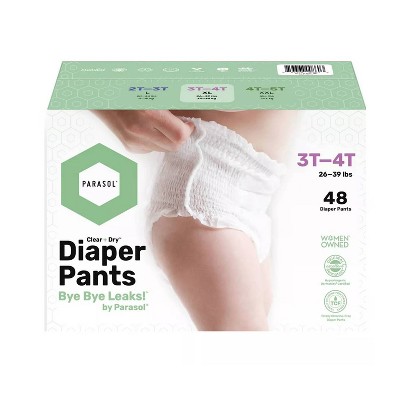 Parasol Clear+Dry Natural Disposable Diaper Pants - Select Size