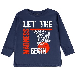 The Juniper Shop Let The Madness Begin Toddler Long Sleeve Tee - 1 of 3