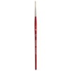 Princeton Velvetouch Round Brush, Synthetic Bristles, Short Handle Mixed Media Paintbrush, Scarlet, Size 2, Pack of 3 - 2 of 4