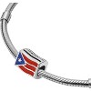 Sterling Silver Travel Charm - World Flags Country Bead for Bracelets, Gift for Mom & Daughter - 3 of 4