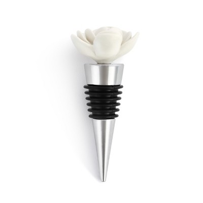 DEMDACO Succulent Bottle Stopper White