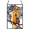 Chloe Lighting Home Tiffany-Glass Window Panel 12x19 - 4 of 4