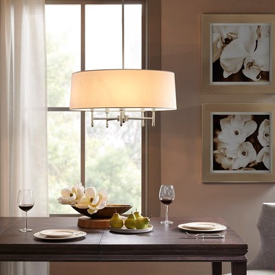 Modern Hanging Ceiling Lamps Luxury Hanging Pendant Ceiling Lights 5-Light Drum Shade Chandelier Contemporary Pendant Light For Bedroom Living Room
