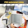 Outdoor Electrical Box, Steel Enclosure, IP66 Waterproof & Dustproof, Electrical Junction Box with Mounting Plate for Indoor Outdoor Use - 4 of 4