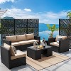 Dovelina Metal Outdoor Privacy Screen Freestanding Patio Decorative Screens - 4 of 4