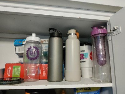 YouCopia UpSpace Water Bottle Organizer 2-Shelf White