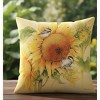 Climaweave Pillow – 18 Inch Chickadee’s Feast by Manual Woodworkers and Weavers - 3 of 3