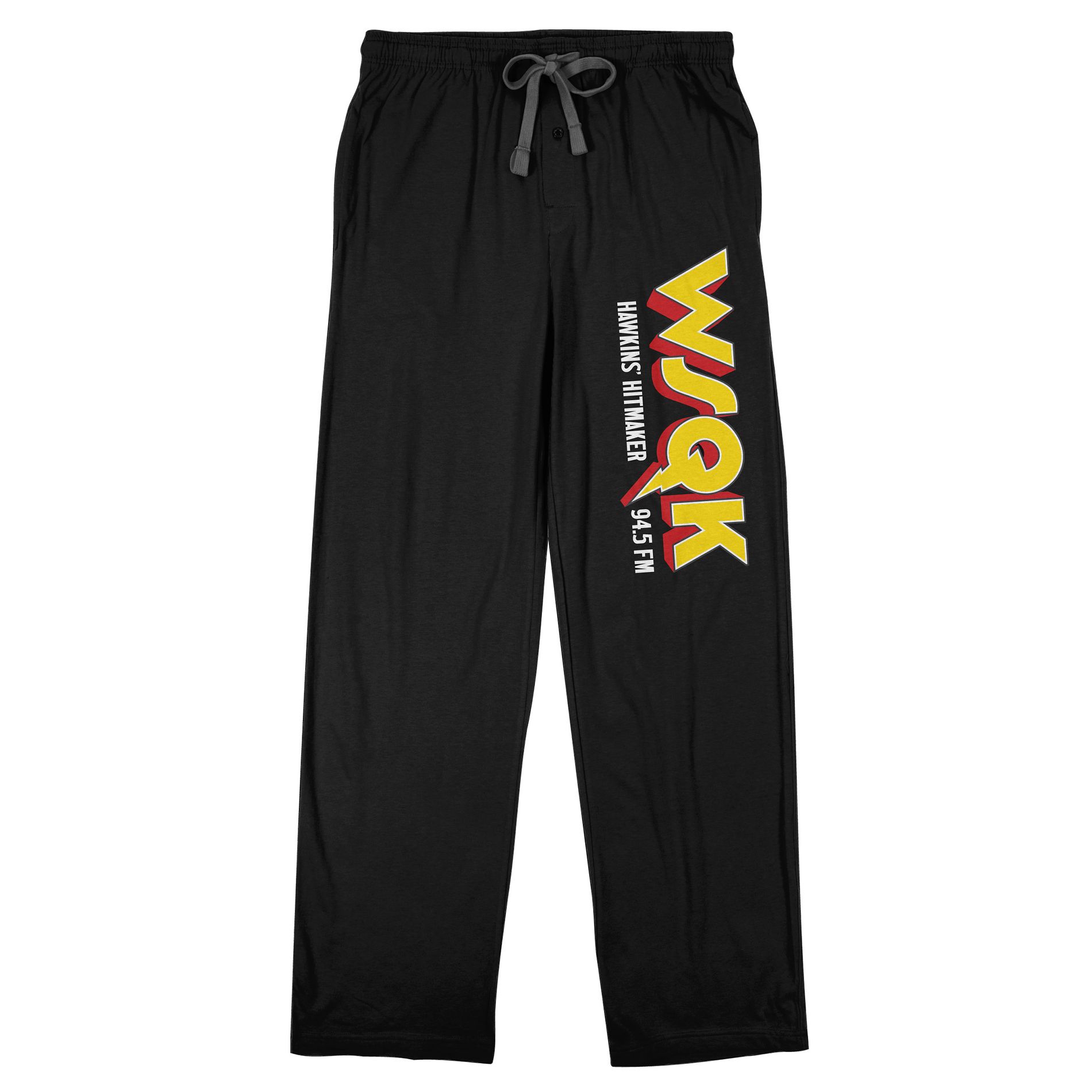 Stranger Things WSQK Radio Station Women’s Black Sleep Pajama Pants