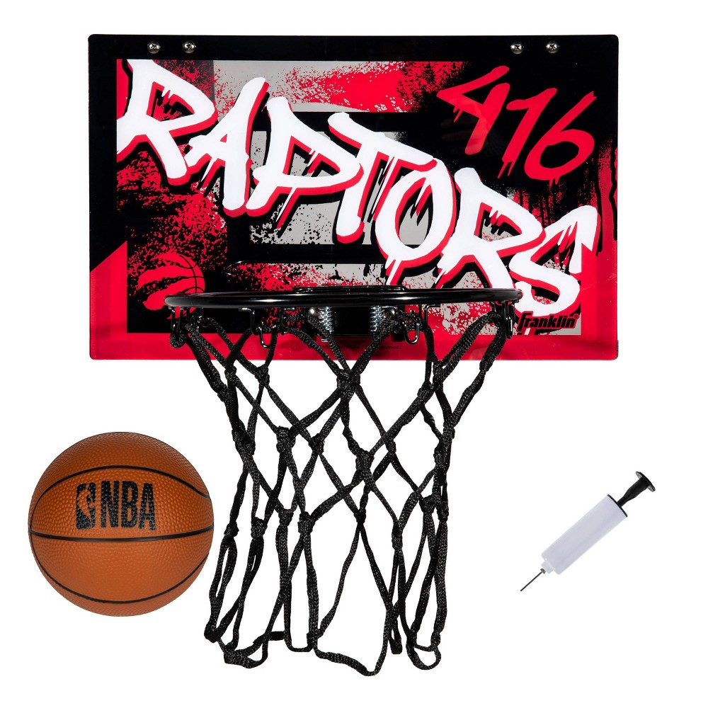 NBA Toronto Raptors Over The Door Mini Basketball Hoop