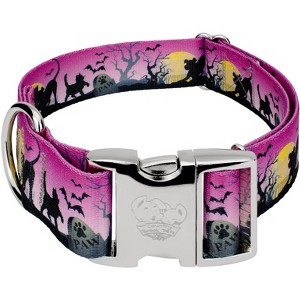 Country Brook Petz 1 1/2 Inch Premium Graveyard Dog Collar - 1 of 4