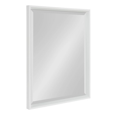 20" x 26" Calter Framed Wall Mirror White - Kate and Laurel