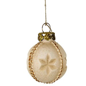 Marolin 2.25 In Christmasballs Ornament Vintage Look Gold Tree Ornaments - 1 of 3