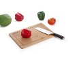Dura Culina® Bamboo Cutting Boards, Natural, Bamboo Kitchen Chopping Board for Food Prep, Chopping, and Carving Meat, Fruits, and Vegetables - 2 of 4