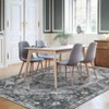 Washable Area Rugs,Indoor Vintage Printed Rug, Stain Resistant Living Room Carpet, Soft Low Pile Oriental Carpet - 3 of 4