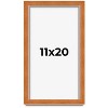 PosterPalooza | Classic Brown Picture Frame - UV Acrylic, Foam Board Backing, Hanging Hardware - 2 of 4