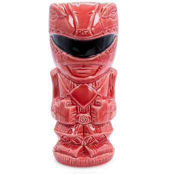 Beeline Creative Geeki Tikis Power Rangers Red Ranger Ceramic Mug | Holds 16 Ounces
