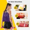 Hachikiko Drawstring Backpack Water Resistant String Bag Sports Sackpack Gym Sack with Side Pocket for Men Women - 4 of 4