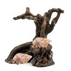 Aquarium Decoration for Reptile ， Resin Tree Trunk Ornament ，Hermit Crab Climbing Toy，Hermit CrabSimulated Tree Roots - 4 of 4