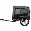Kumasinova Bike Trailer,Holds Pet Up to 88 lbs,Pet Cart Bicycle Carrier with Quick Release Wheel,Non-Slip Floor,Internal Leash,Push Cart for Pet - 2 of 4