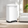 Trash Can, 8 Gallon (30L) Trash Bin with Lid and Inner Bucket, Stainless Steel Garbage Can, Soft Close - 3 of 3