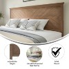 Taylor & Logan Feliz Herringbone Pattern Headboard - 2 of 4