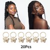 Unique Bargains Butterfly Hair Cuffs Dreadlock 20 Pcs - 3 of 4