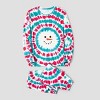 PATPAT Family Matching Christmas Pajamas, Tie Dye Holiday Pjs Sets Long Sleeve Sleepwear Blue Snowman For Family - 3 of 4